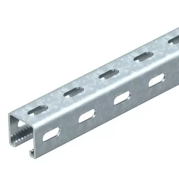 OBO Bettermann MS4141PP03 C profilio bėgelis su šonine perforacija, 41x41 mm, 3000 mm, presuoto cinko plienas 1122500