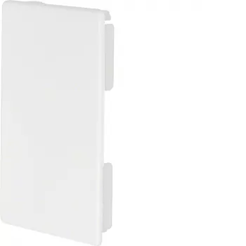 HAGER FB8013069016 galinė dangtelis eismo baltos spalvos RAL 9016, skirta 130x80 mm kabelių kanalui