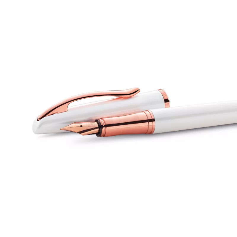 Pelikan Jazz Noble Elegance White rašymo rinkinys (plunksnakotis ir tušinukas, vidutinis plunksnos dydis) 400197471