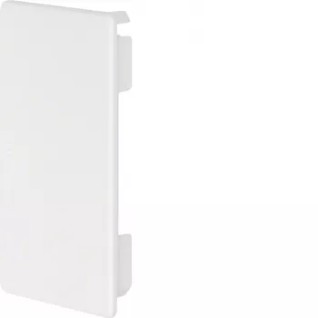 HAGER FB 60x110mm kabelių kanalo galinė dangtelė be halogenų, eismo balta FB6011069016