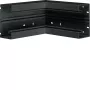 HAGER BR6513049011 vidinis kampas 65x130 mm kabelių kanalui, plastikinis, grafito juoda RAL 9011