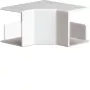 HAGER vidinis kampas halogenų neturintis PC/ABS LF 40x40mm kanalų sistemai LF4004049016