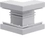 Hager BRA6513039016 išorinis kampinis bazinis profilis 68x130mm OT80mm eismo baltumo aliuminis