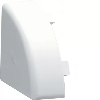 Hager EK4004069016 galinis dangtelis, slepiantis, ABS, 40x40 mm kabelių kanalui, eismo baltos spalvos RAL 9016