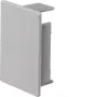 HAGER LF4006067035 galinė dalis, be halogenų, šviesiai pilka, 60x60 mm