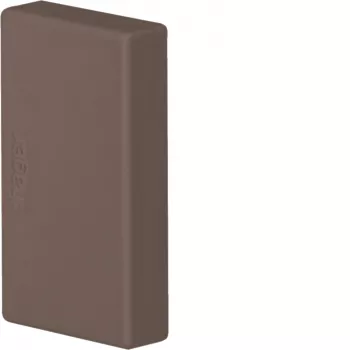 Hager LFF2003568014 galinė dangtelis LF/LFF 20x33mm kabelių kanalui, rudos spalvos