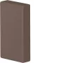 Hager LFF2003568014 galinė dangtelis LF/LFF 20x33mm kabelių kanalui, rudos spalvos