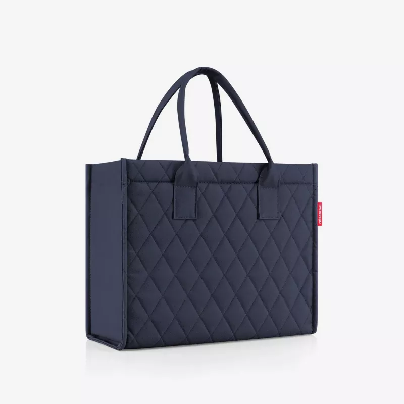 Reisenthel Daily Shopper Rhombus Midnight Gold DN4110 pirkinių krepšys