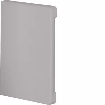 Hager BR6510067035 galinė dangtelis 100x68 mm kabelių kanalui, šviesiai pilkos spalvos