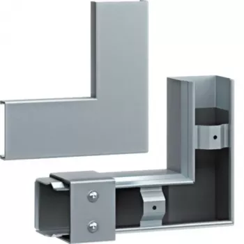 Hager FWK-Plus plokščiasis kampas 60x60 mm, cinkuotas plienas, priešgaisrinė apsauga FWKP600605VERZ