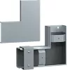 Hager FWK-Plus plokščiasis kampas 60x100 mm, karštai cinkuotas plienas, skirtas priešgaisrinėms kabelių lovelėms FWKP601005VERZ