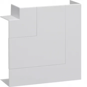 Hager BR651705H9016 plokščiasis kampas 170x68 mm, traffic white RAL 9016