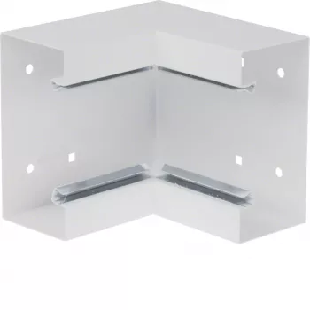 HAGER BRS651304 vws vidinis kampas nuo bazinio profilio 68x130mm plieno skarda eismo balta RAL 9016 BRS6513049016