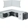 Hager FWK-Plus vidinis kampas 60x60 mm, baltas, milteliniu būdu dažytas FWKP6006049016