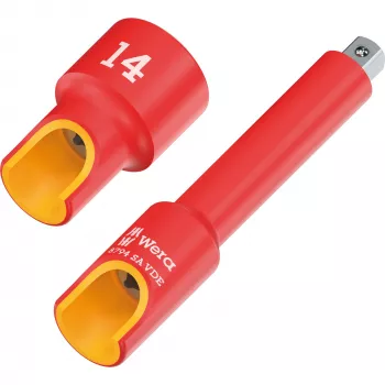 Wera 8790 A VDE izoliuotas galvutė 1/4 colio pavara 8 mm 05005929001