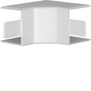 HAGER LF3003049016 vidinis kampas 30x30 mm kabelių kanalui, be halogenų, PC/ABS, šviesiai pilkas