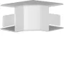 HAGER LF3003049016 vidinis kampas 30x30 mm kabelių kanalui, be halogenų, PC/ABS, šviesiai pilkas