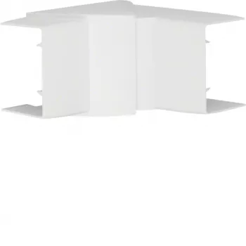 Hager LFF4006049016 reguliuojamas vidinis kampinis elementas LF/LFH 40x57mm PVC kanalams, grynai balta