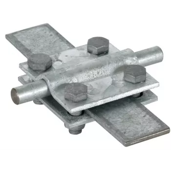 DEHN kryžminė jungtis St/tZn apvaliems 8–10 mm ir plokštiems 30 mm laidininkams 318201