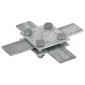 DEHN 318033 skersinis jungiamasis elementas plokštiesiems laidininkams 30x3-4mm, karštai cinkuotas plienas