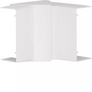 HAGER reguliuojamas vidinis kampas LFF4009049016 baltas PVC LF/LFF 40x90mm kabelių kanalui