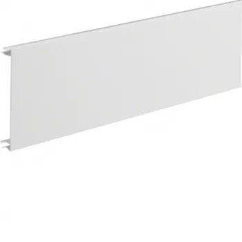 Hager BRA12029016 kanalo dangtelis BRA serijai, 120 mm pločio, 2000 mm ilgio, eismo baltumo (RAL 9016)