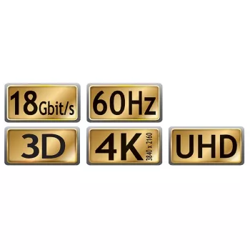 Maxtrack C 215-5 L HDMI kabelis 5 m juodas 4K Ultra HD High-Speed su Ethernet