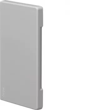 Hager BR 65x130mm halogen-free pjūvio uždengimo galinė dangtelis, šviesiai pilkas BR6513067035