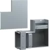 Hager FWK-Plus plokščiasis kampas 100x150 mm, cinkuotas, priešgaisriniams kabelių loviams FWKP1001505VERZ