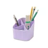 HAN X-LOOP rašiklių laikiklis, pastelinės violetinės spalvos, plastikinis, 4 skyriai, 11,1 x 11,1 x 10,5 cm (17238-887D)