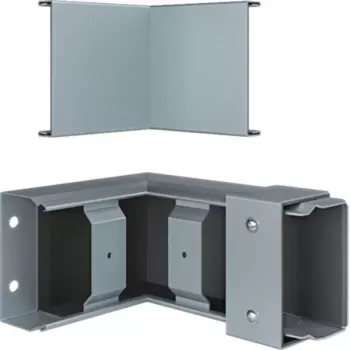 Hager FWK-Plus vidinis kampas 60x100 mm cinkuotas priešgaisrinio kabelių kanalo jungiamasis elementas FWKP601004VERZ