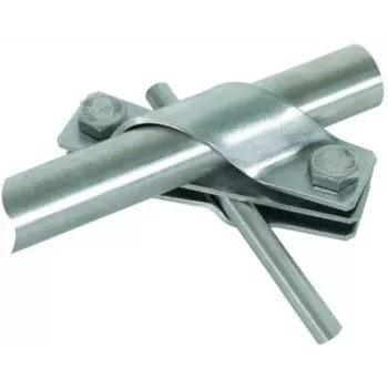 DEHN 649015 jungties spaustukas D 25mm, skirta Rd 7-10, nerūdijantysis plienas V2A, apsaugai nuo žaibo
