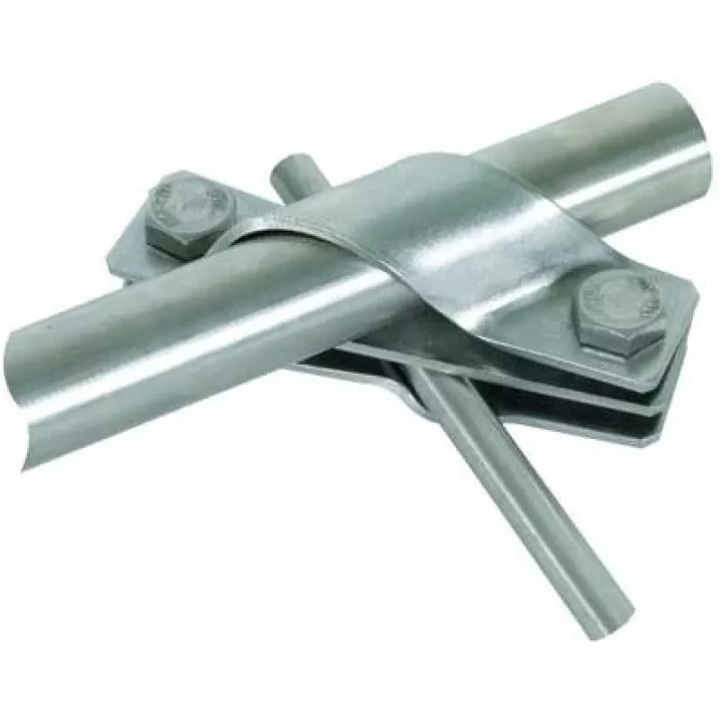 DEHN 649015 jungties spaustukas D 25mm, skirta Rd 7-10, nerūdijantysis plienas V2A, apsaugai nuo žaibo