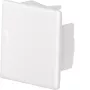 HAGER LF3003069016 galinė dalis 30x30 mm kabelių kanalui, traffic white (RAL 9016)