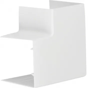 Hager LFF6006059016 plokščiasis kampas 60x60 mm baltas