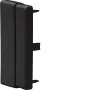 HAGER LFF6011069011 reguliuojamas galinis dangtelis 60x110mm kabelių kanalui, grafito juodas