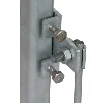 DEHN 372240 kryžminis spaustukas plieniniams profiliams 18-35 mm, karštai cinkuotas plienas