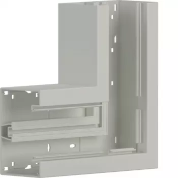 Hager BR8513059016 plokščiasis sieninis kabelių kanalas, pagrindinis profilis 130x85mm 2m, baltas (Traffic White)
