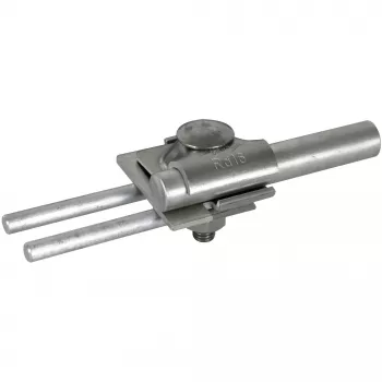 DEHN 380116 oro terminalo strypo spaustukas 16 mm strypui ir 8-10 mm laidininkui, aliuminis