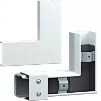 HAGER FWKP6006059016 plokščiasis kampas FWK-Plus 60x60 mm baltas