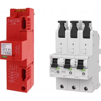 DEHN SET 1 DSH ZP B2 LSG TT + 1X DSHU apsaugos nuo viršįtampių rinkinys 909655