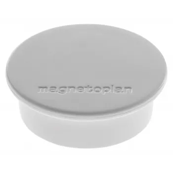 Magnetoplan Discofix apvalus magnetas, pilkas, vientisas ferito branduolys, 2,2 kg laikymo jėga (1662001)
