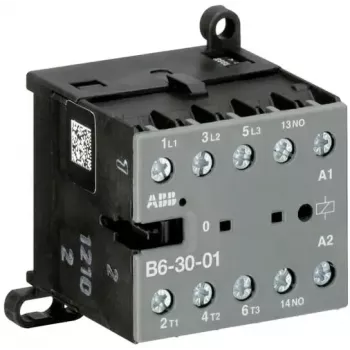 ABB B6-30-01 Mini kontaktoriuss 220-240V AC 3NO+1NC 6A GJL1211001R8010