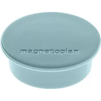 MAGNETOPLAN HOLTZ Discofix apvalus magnetas, mėlynas, pilno branduolio feritas, laikymo jėga 2,2 kg, 10 vnt. paketas (1662003)