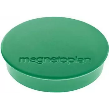 Magnetoplan Discofix apvalus magnetas Standard, žalias su vientiso ferito šerdimi, laikymo jėga apie 0,7 kg (1664205)