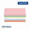 MAGNETOPLAN HOLTZ komunikacinės kortelės stačiakampės 200 x 100 mm, įvairių spalvų (rožinė, žalia, geltona, balta, mėlyna, oranžinė) - 250 kortelių 112501510