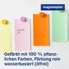 MAGNETOPLAN HOLTZ komunikacinės kortelės stačiakampės 200 x 100 mm, įvairių spalvų (rožinė, žalia, geltona, balta, mėlyna, oranžinė) - 250 kortelių 112501510