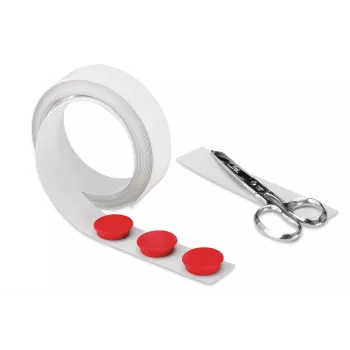 Magnetoplan magnetinė juosta balta lipni 35 mm x 5 m lanksti metalinė juosta tvirtinimui 5705105