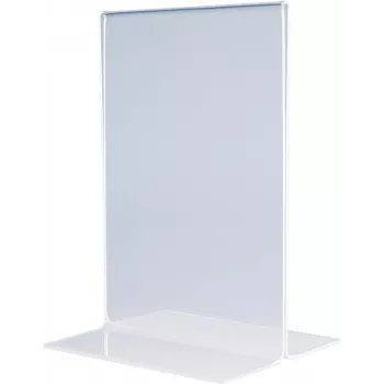 MAGNETOPLAN HOLTZ akrilinis stalinis laikiklis DIN A3 portretinis Crystal Clear dvipusis 297 x 420 mm (43115)
