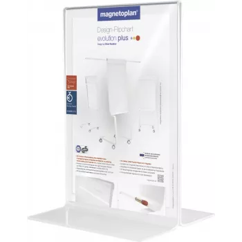 MAGNETOPLAN HOLTZ akrilinis stalinis laikiklis DIN A3 portretinis Crystal Clear dvipusis 297 x 420 mm (43115)